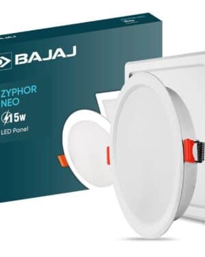 Bajaj Plastic Ivora 12W Recessed Down Light for Ceiling| False Ceiling Required