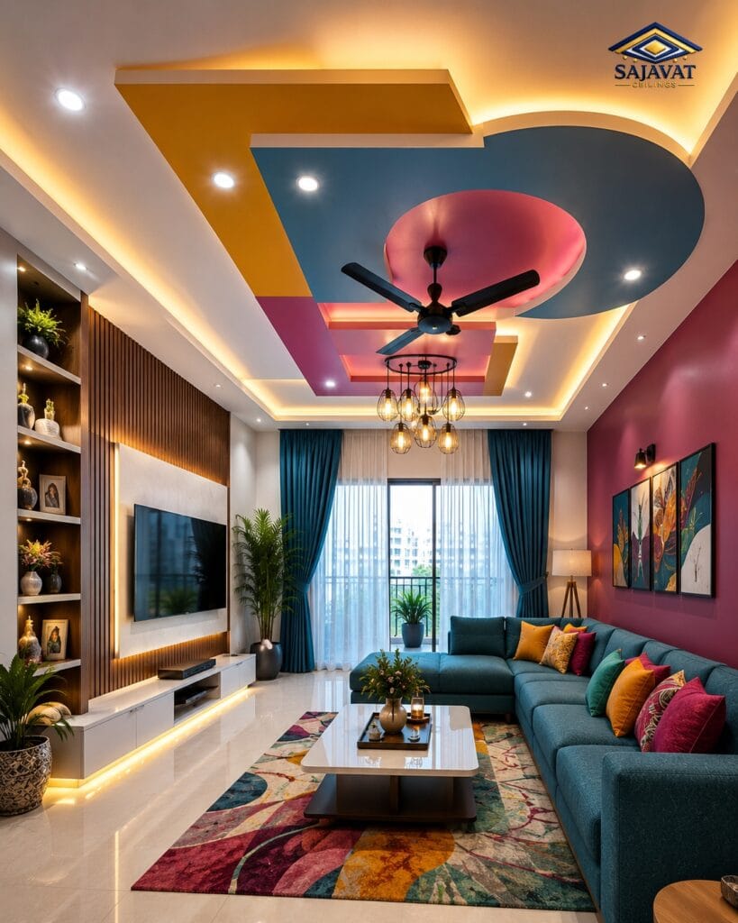 Living Room Ceiling — design 89