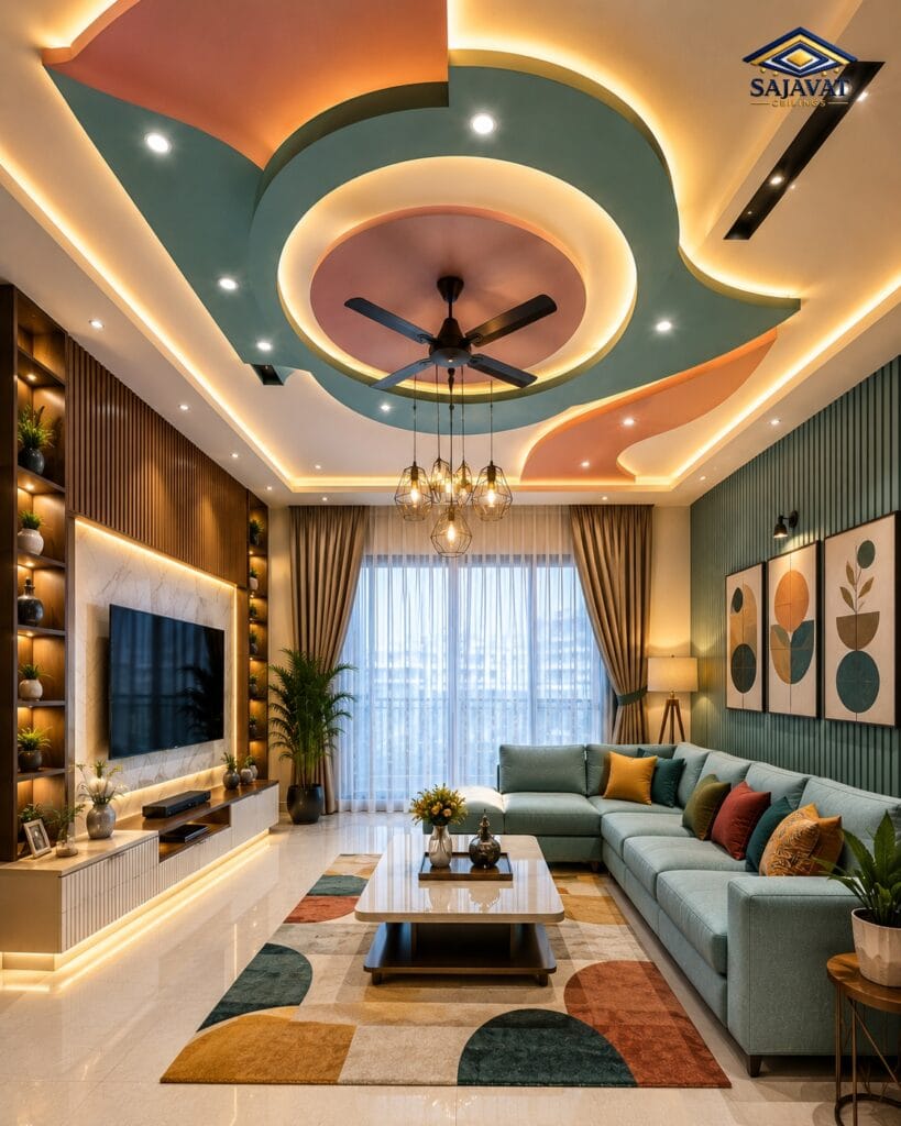 Living Room Ceiling — design 95