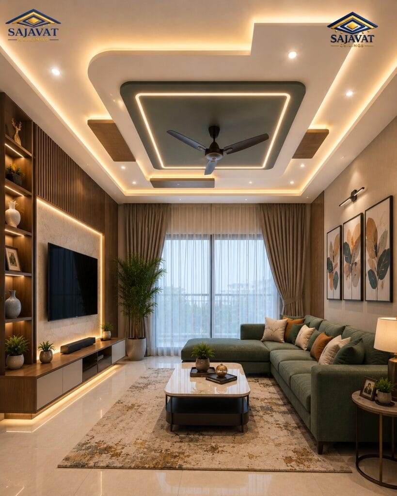Living Room Ceiling — design 93