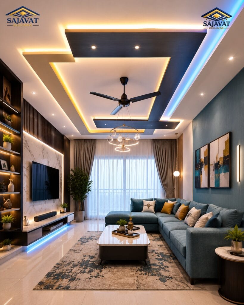 Living Room Ceiling — design 92