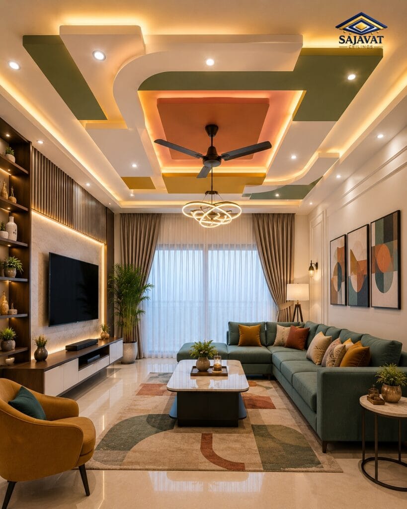 Living Room Ceiling — design 99