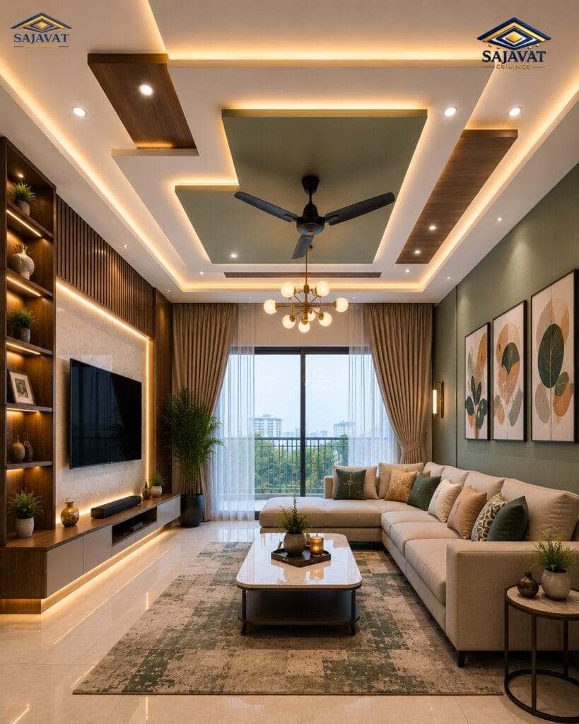 Living Room Ceiling — design 98