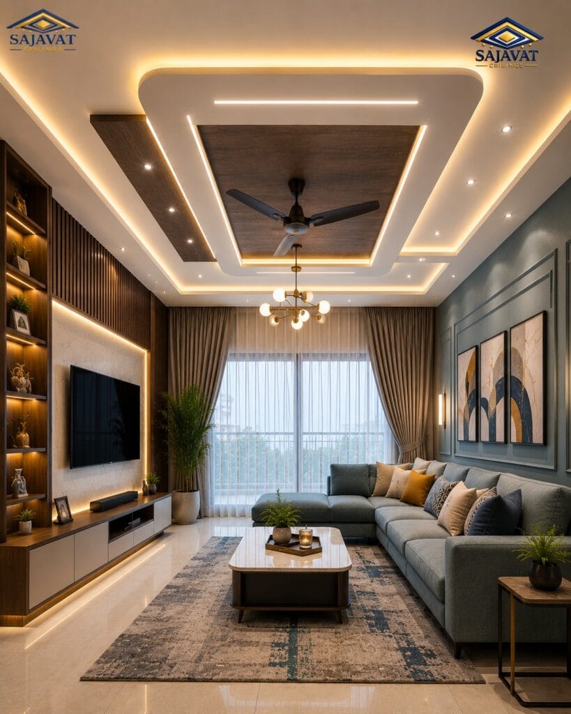 Living Room Ceiling — design 97