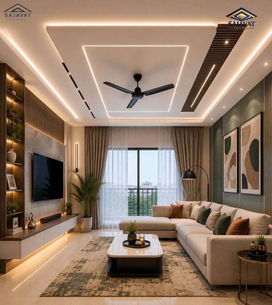 Living Room Ceiling — design 103