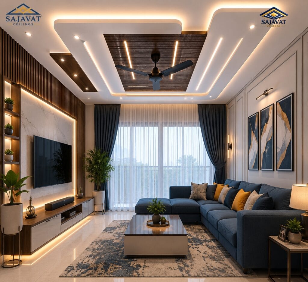 Living Room Ceiling — design 107