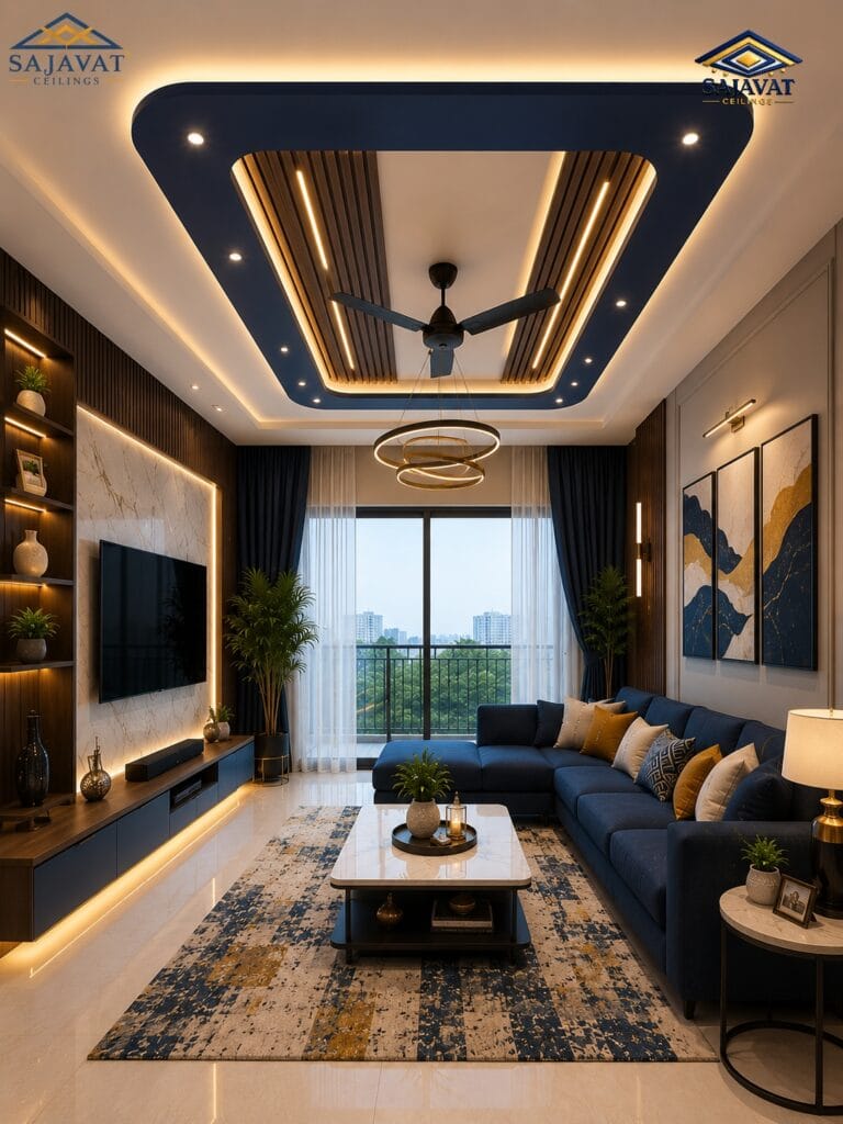Living Room Ceiling — design 105