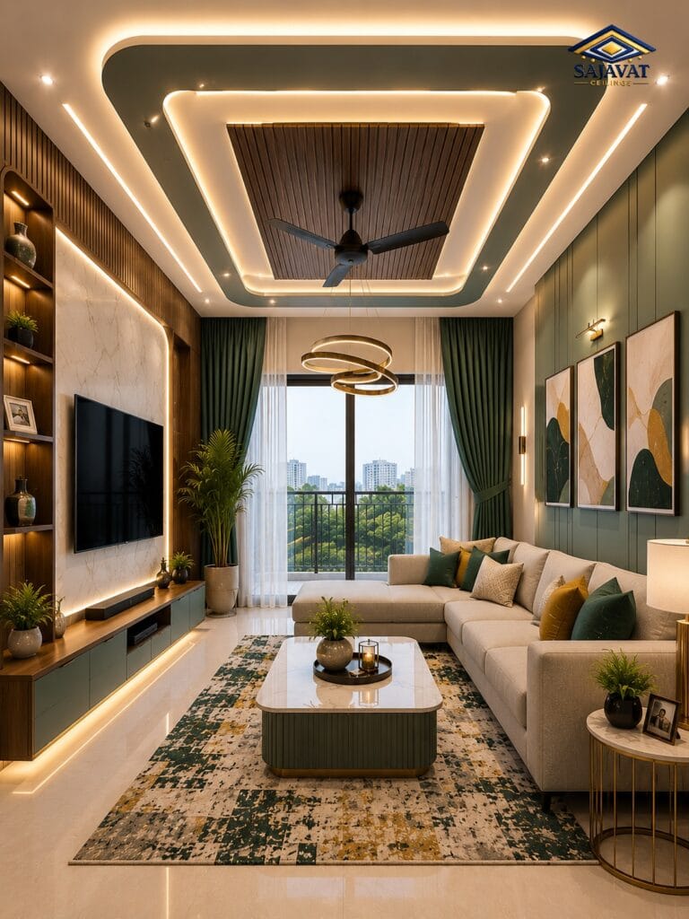 Living Room Ceiling — design 104