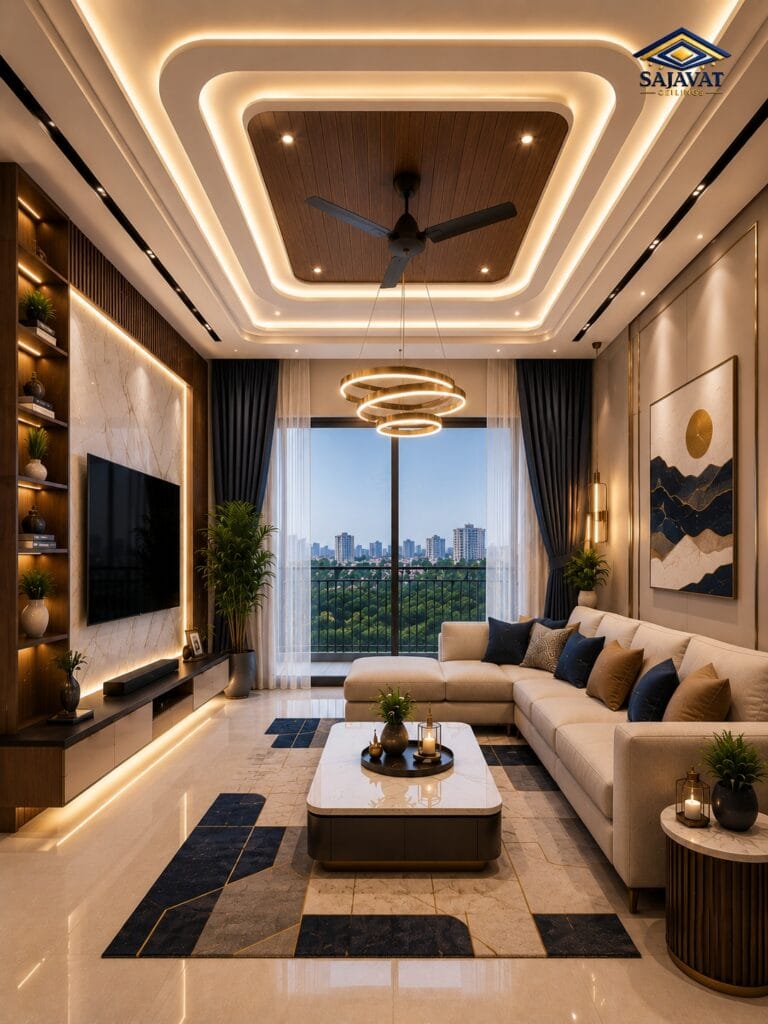 Living Room Ceiling — design 114