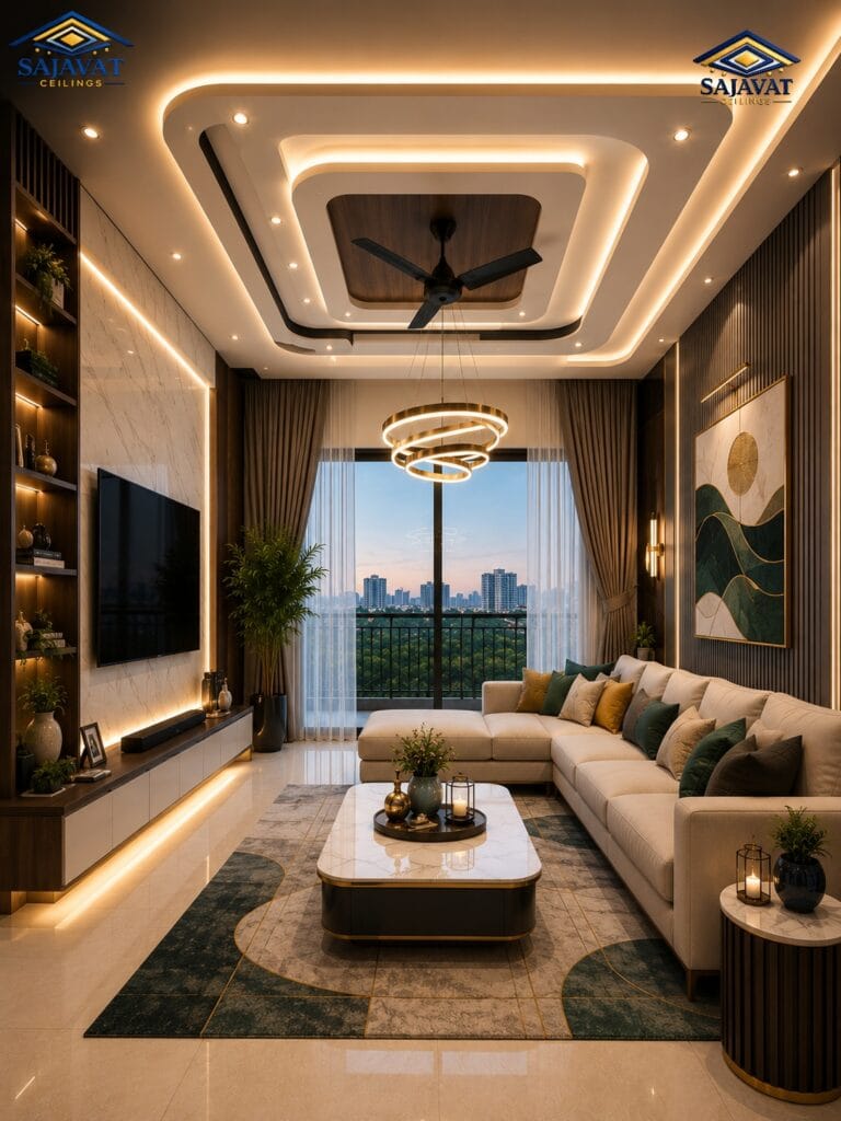 Living Room Ceiling — design 112