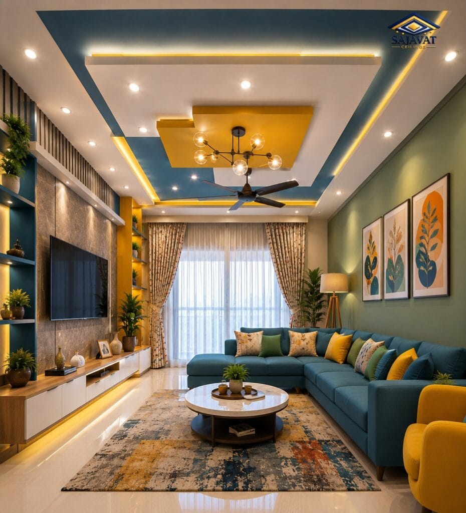 Living Room Ceiling — design 79