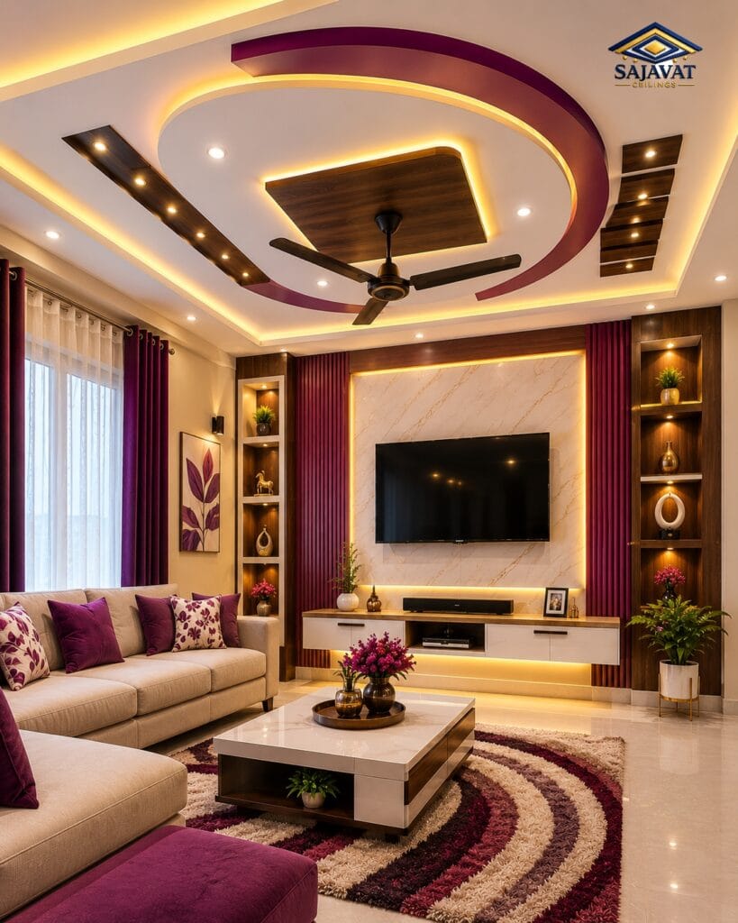 Living Room Ceiling — design 121