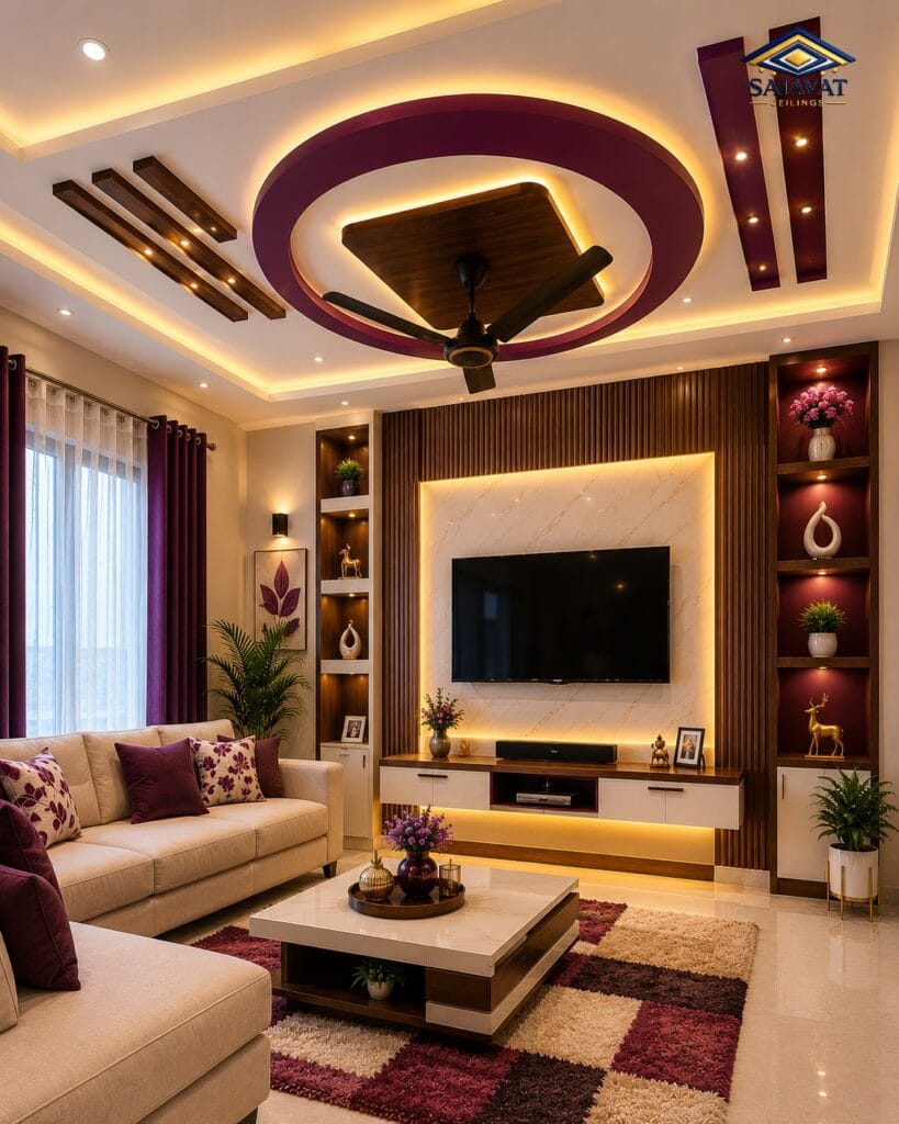 Living Room Ceiling — design 120