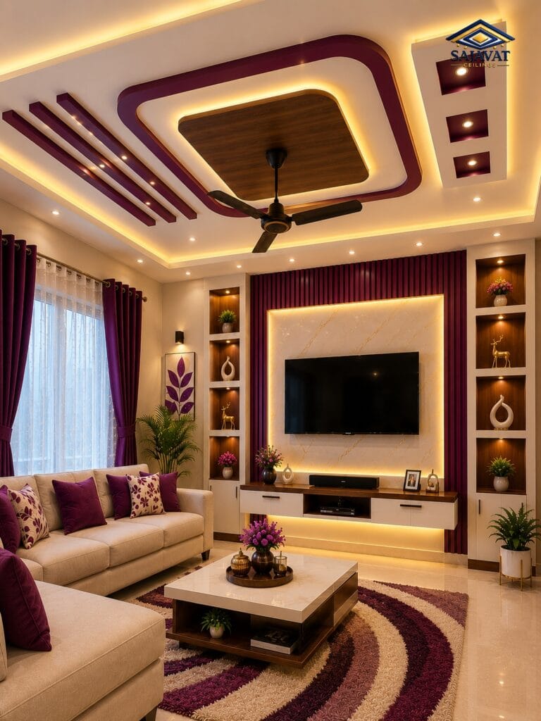 Living Room Ceiling — design 125