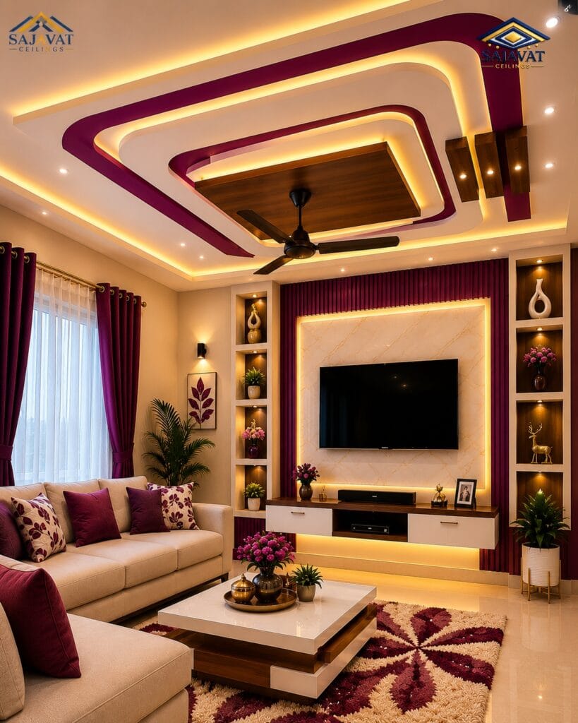 Living Room Ceiling — design 127
