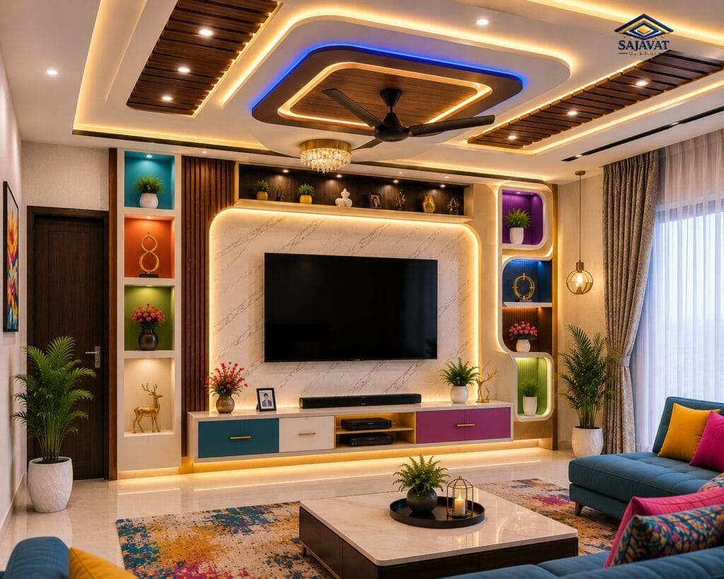 Living Room Ceiling — design 134