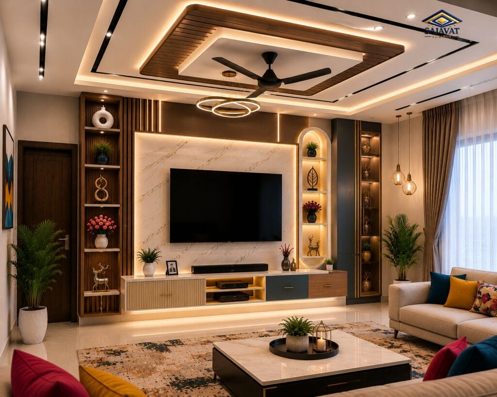 Living Room Ceiling — design 137