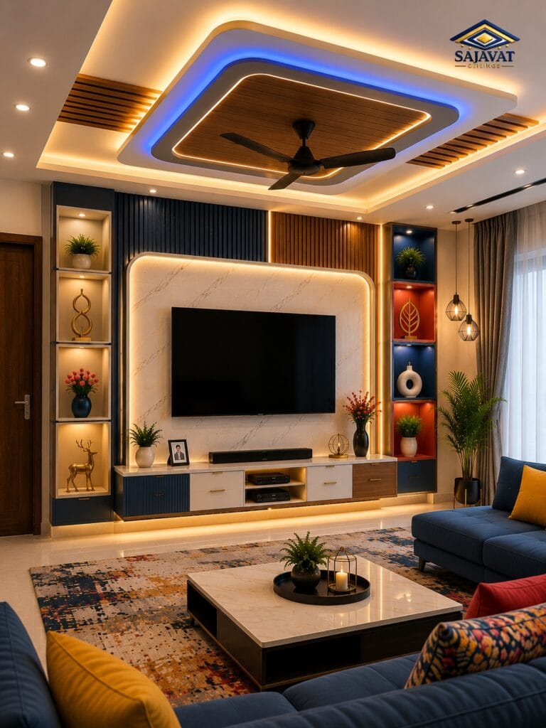 Living Room Ceiling — design 135