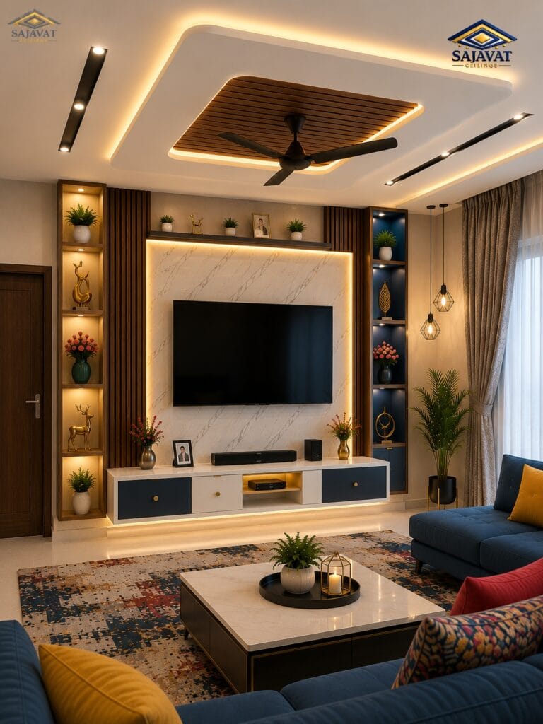 Living Room Ceiling — design 142