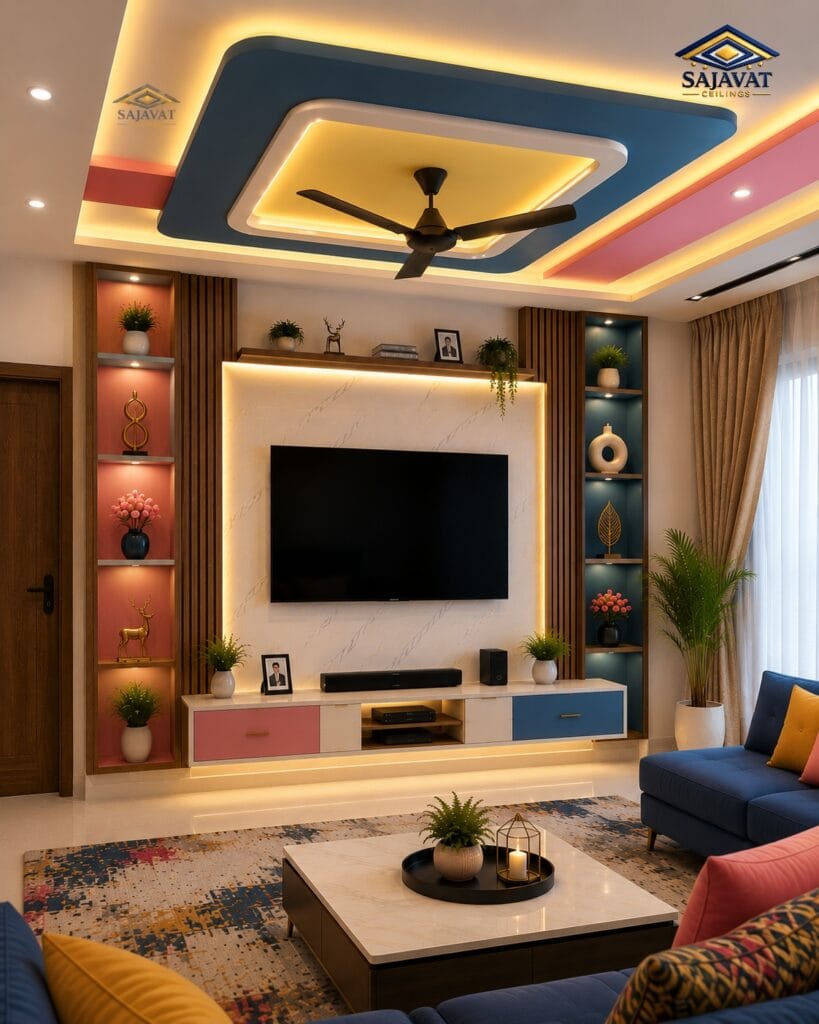 Living Room Ceiling — design 145
