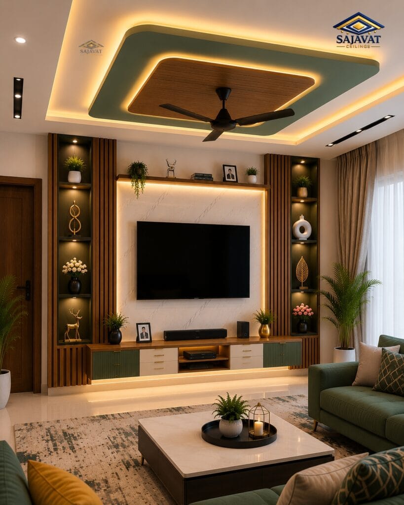 Living Room Ceiling — design 144