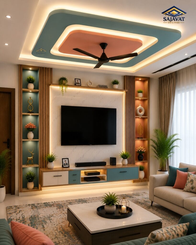 Living Room Ceiling — design 143
