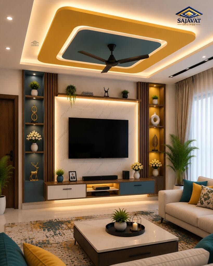 Living Room Ceiling — design 150