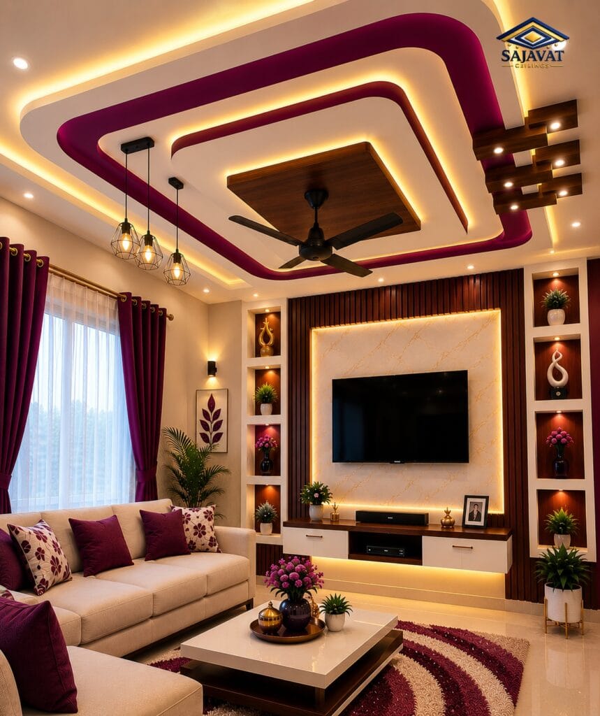 Living Room Ceiling — design 147