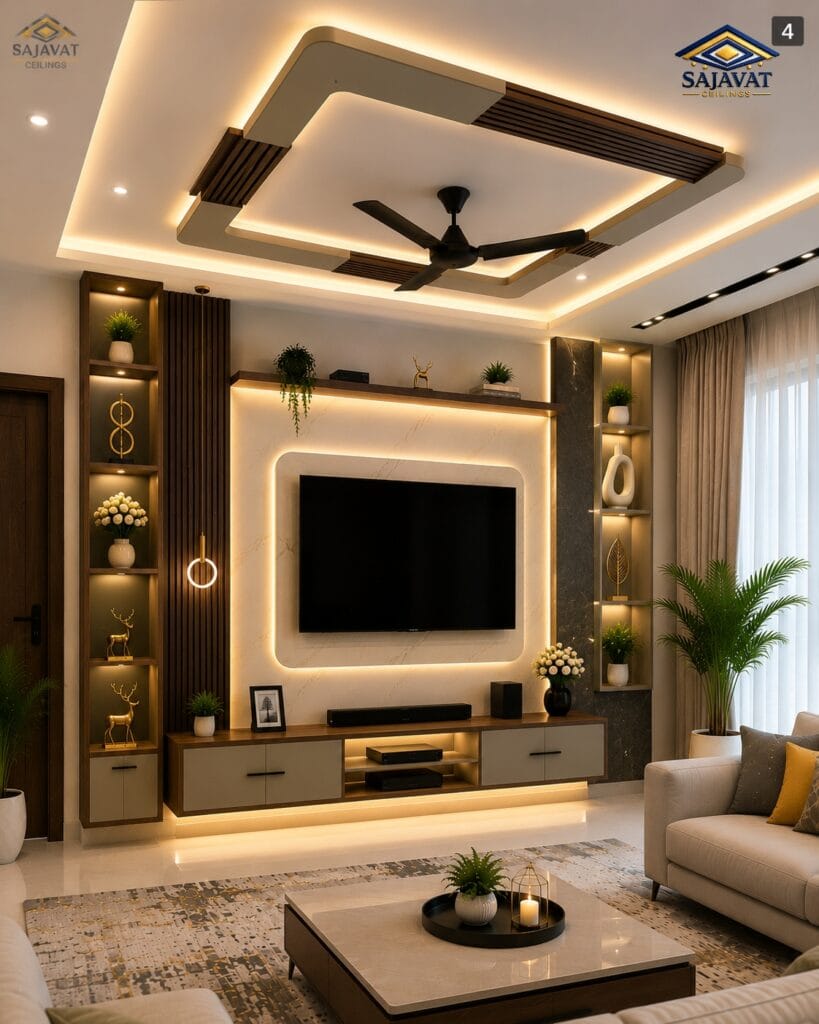 Living Room Ceiling — design 153