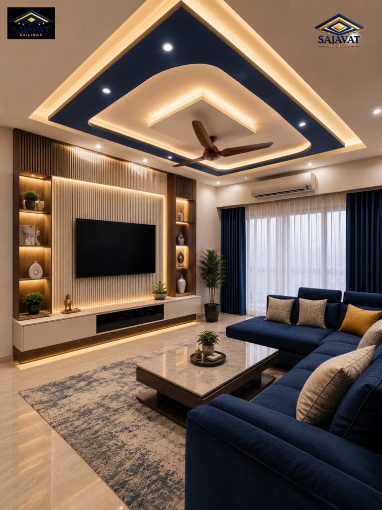 Living Room Ceiling — design 156