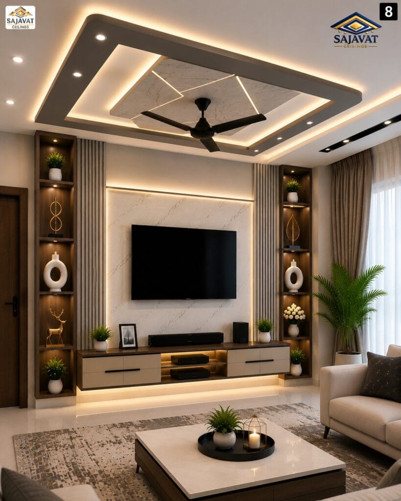 Living Room Ceiling — design 155