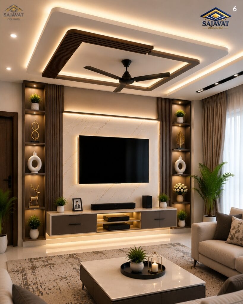Living Room Ceiling — design 161