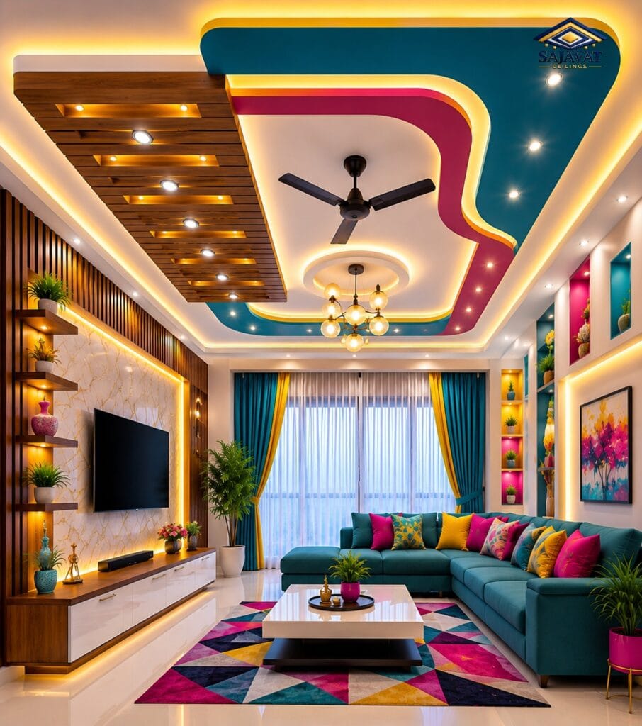 Living Room Ceiling — design 73