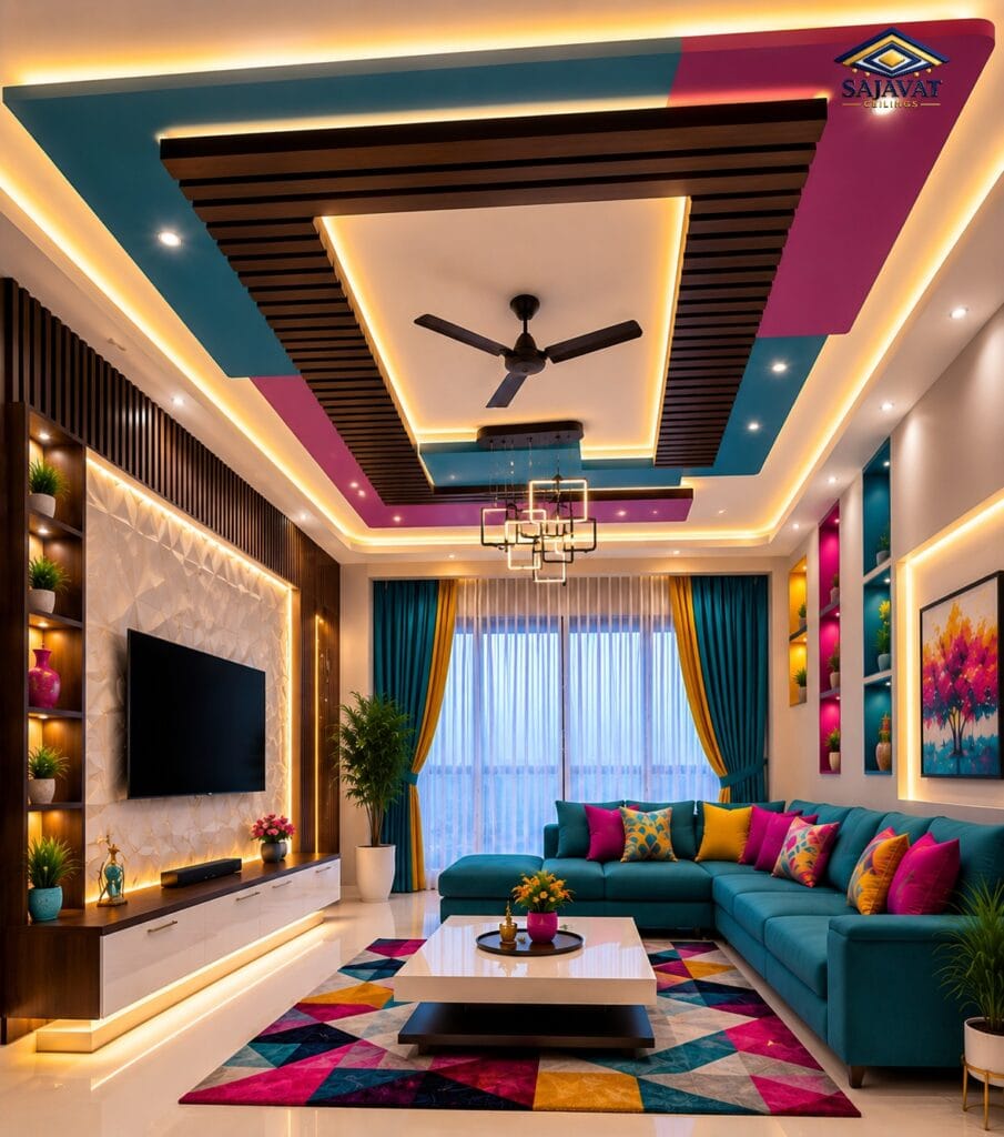 Living Room Ceiling — design 72