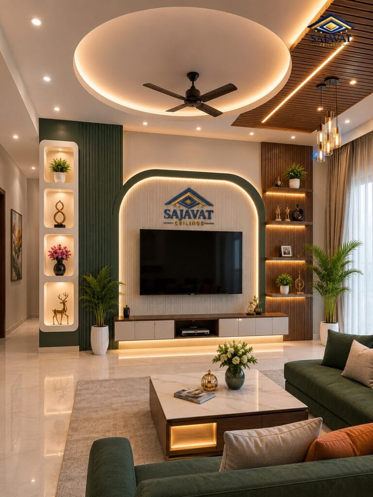 Living Room Ceiling — design 168