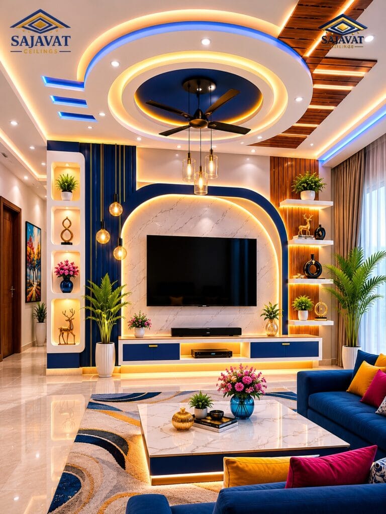 Living Room Ceiling — design 167