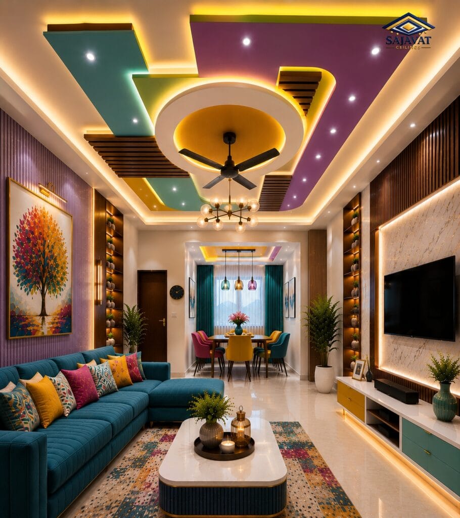 Living Room Ceiling — design 86