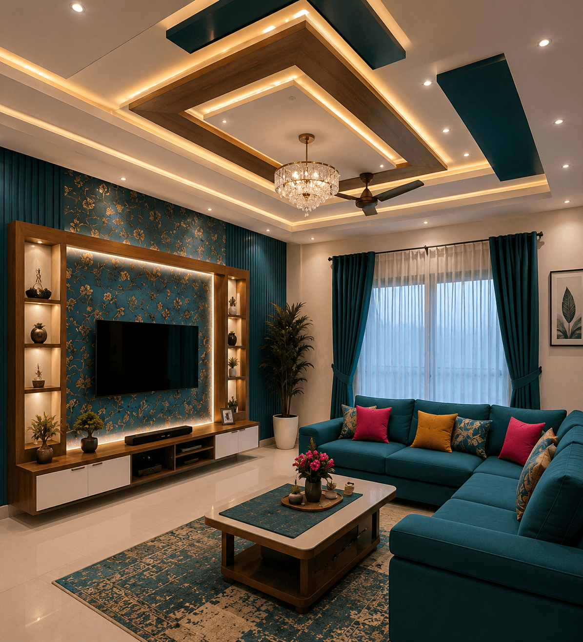 Living Room Ceiling — design 46