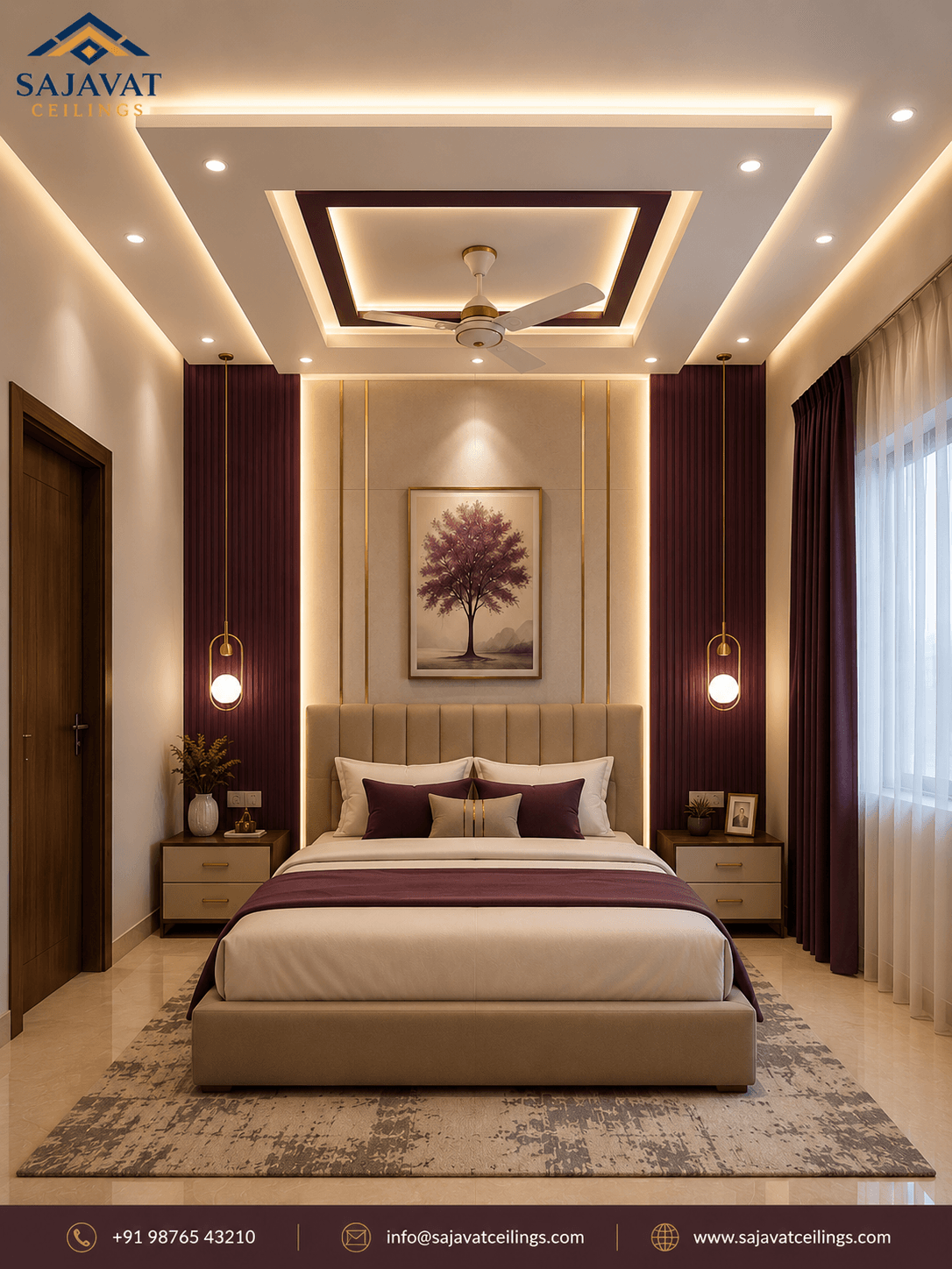 Bedroom Ceiling — design 19