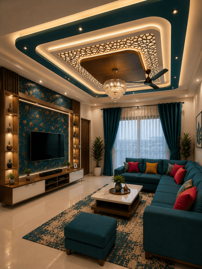 Living Room Ceiling — design 49