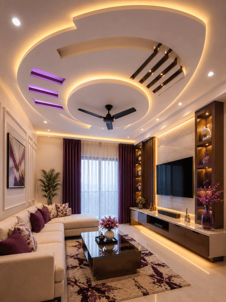 Living Room Ceiling — design 25