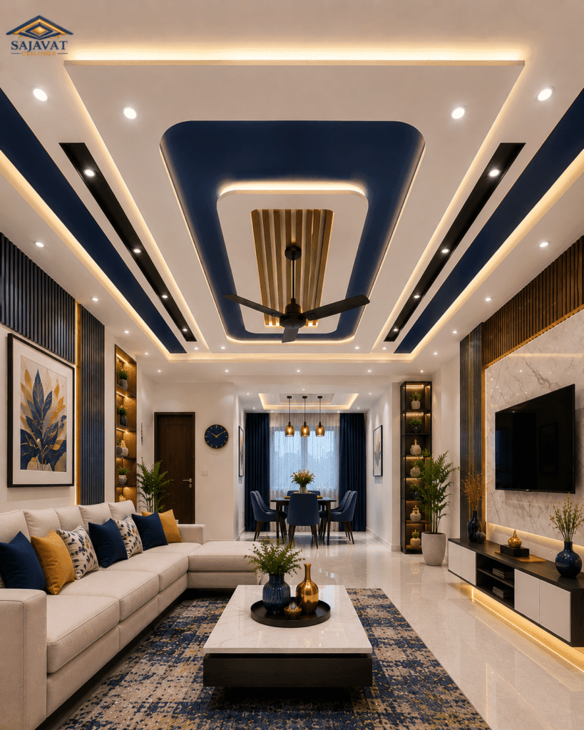 Living Room Ceiling — design 59