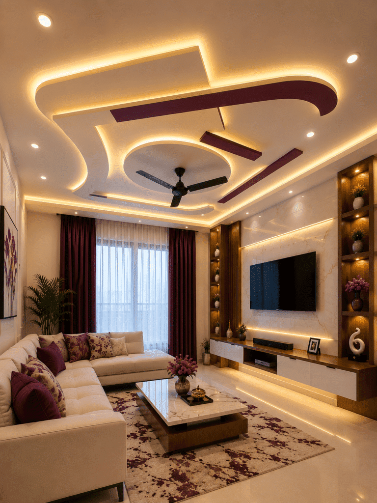 Living Room Ceiling — design 30