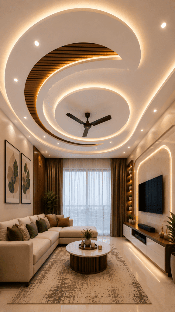 Living Room Ceiling — design 23