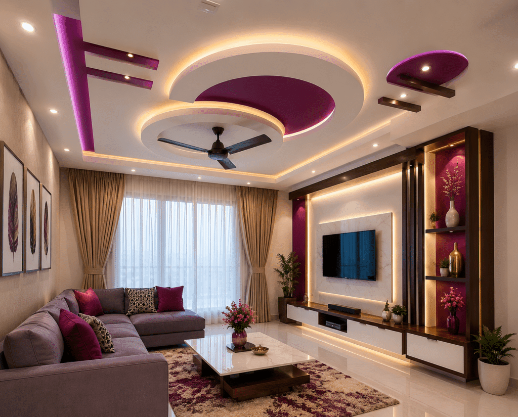 Living Room Ceiling — design 26