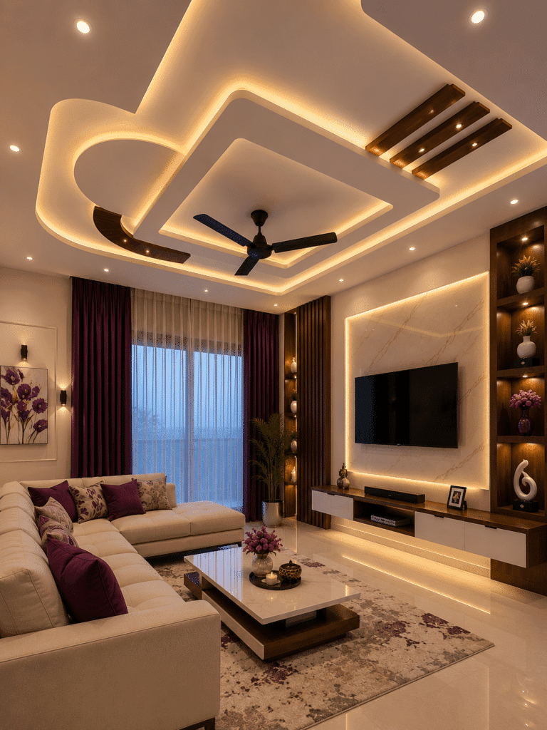 Living Room Ceiling — design 31