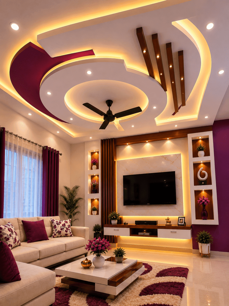 Living Room Ceiling — design 28