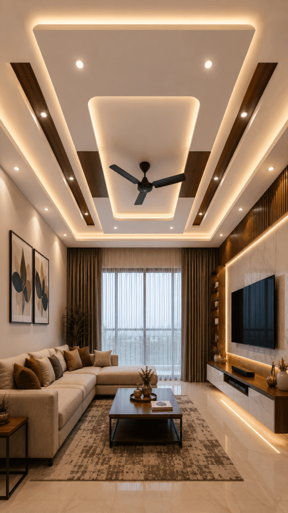 Living Room Ceiling — design 16