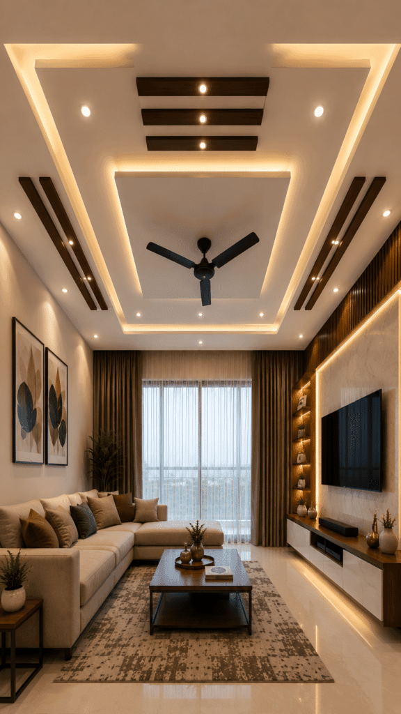 Living Room Ceiling — design 20