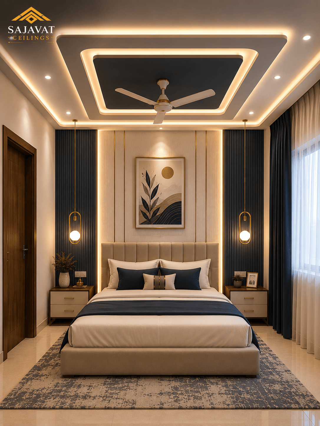 Bedroom Ceiling — design 23